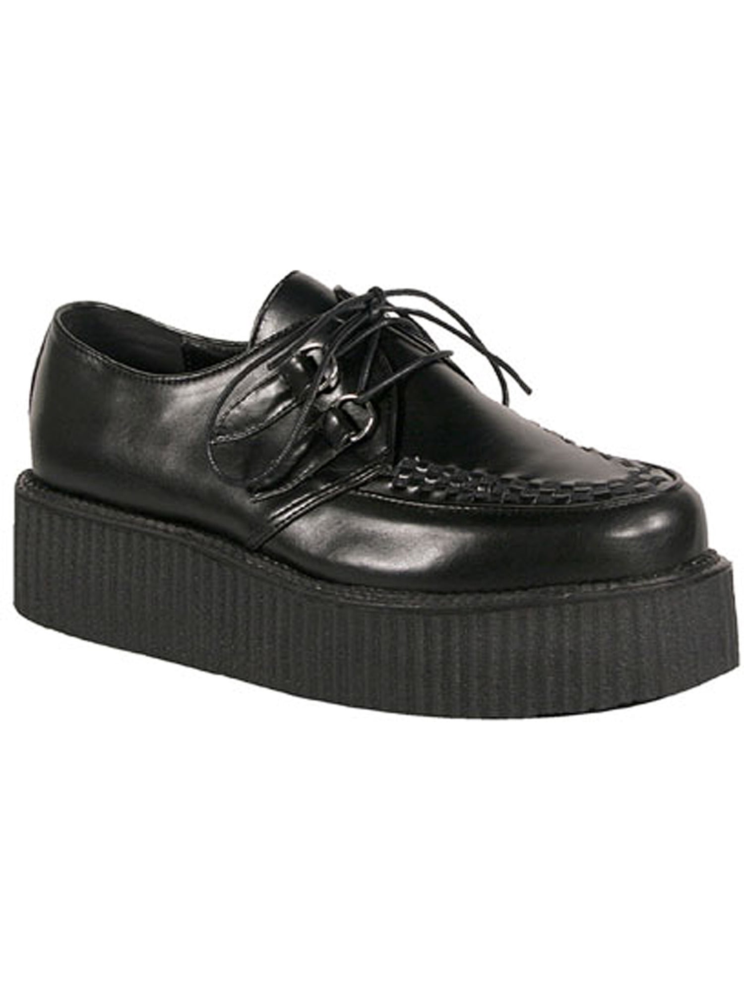 Мужская обувь на платформе. Demonia Shoes туфли мужские. Demonia Creeper. Demonia Shoes чёрный. Мужские туфли на платформе.