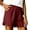 Red, variant on ByworldtasicNo Boundaries Women's Shorts Lightweight Summer Casual Elastic Waist Comfy Shorts Lounge Beach Bottom Shorts