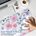 thumbnail image 4 of Long Mouse Pads for Desk,Pioneer Flower Floral Print Pattern Desk Mats on Top Of Desks, Desk Mouse Pad Extra Large with 3mm Non-Slip Base and Stitched Edge for Gaming,Office,Work,Home 31.5"x11.8", 4 of 6