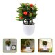 thumbnail image 3 of Árbol frutal artificial en maceta realista, simulación de mesa, decoración de plantas frutales, planta artificial en maceta, 3 of 8