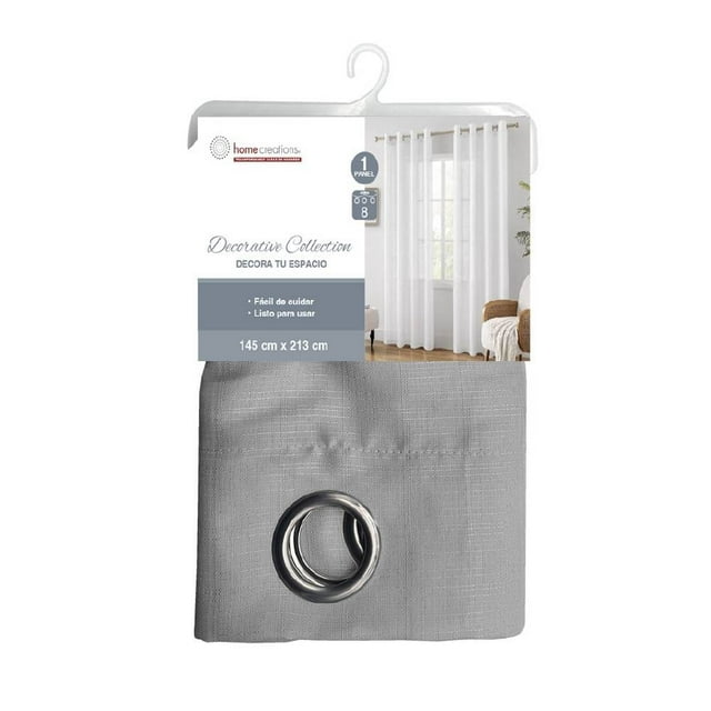 Cortina para Ventana Home Creations DecorativaGris