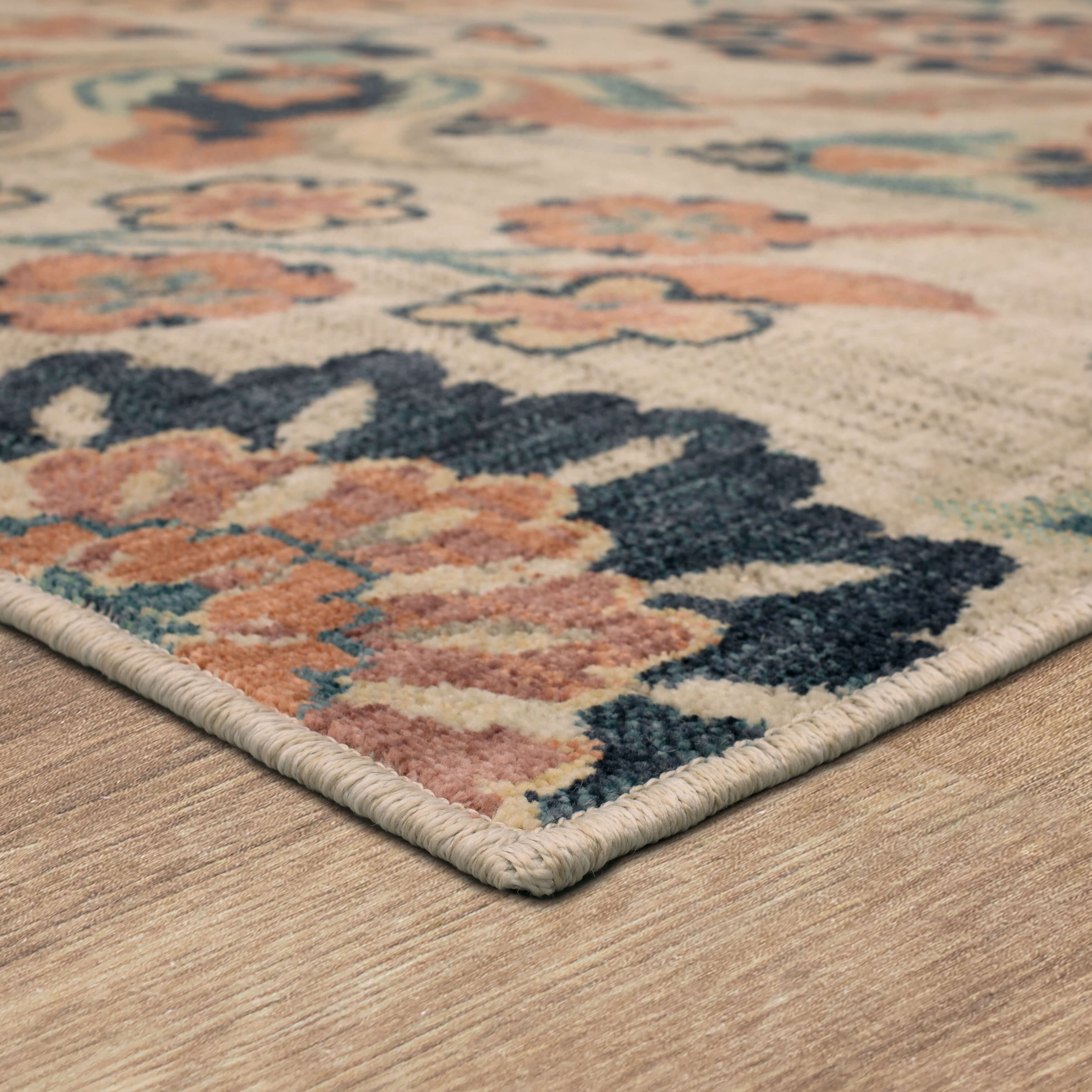 Mohawk Home Floweret Woven Polyester Indooor Area Rug, Multi, 9' x 12'