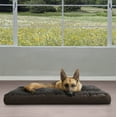 thumbnail image 6 of FurHaven Ultra Plush Pillow Deluxe Mattress Pet Bed for Dogs & Cats - Chocolate, Jumbo, 6 of 7