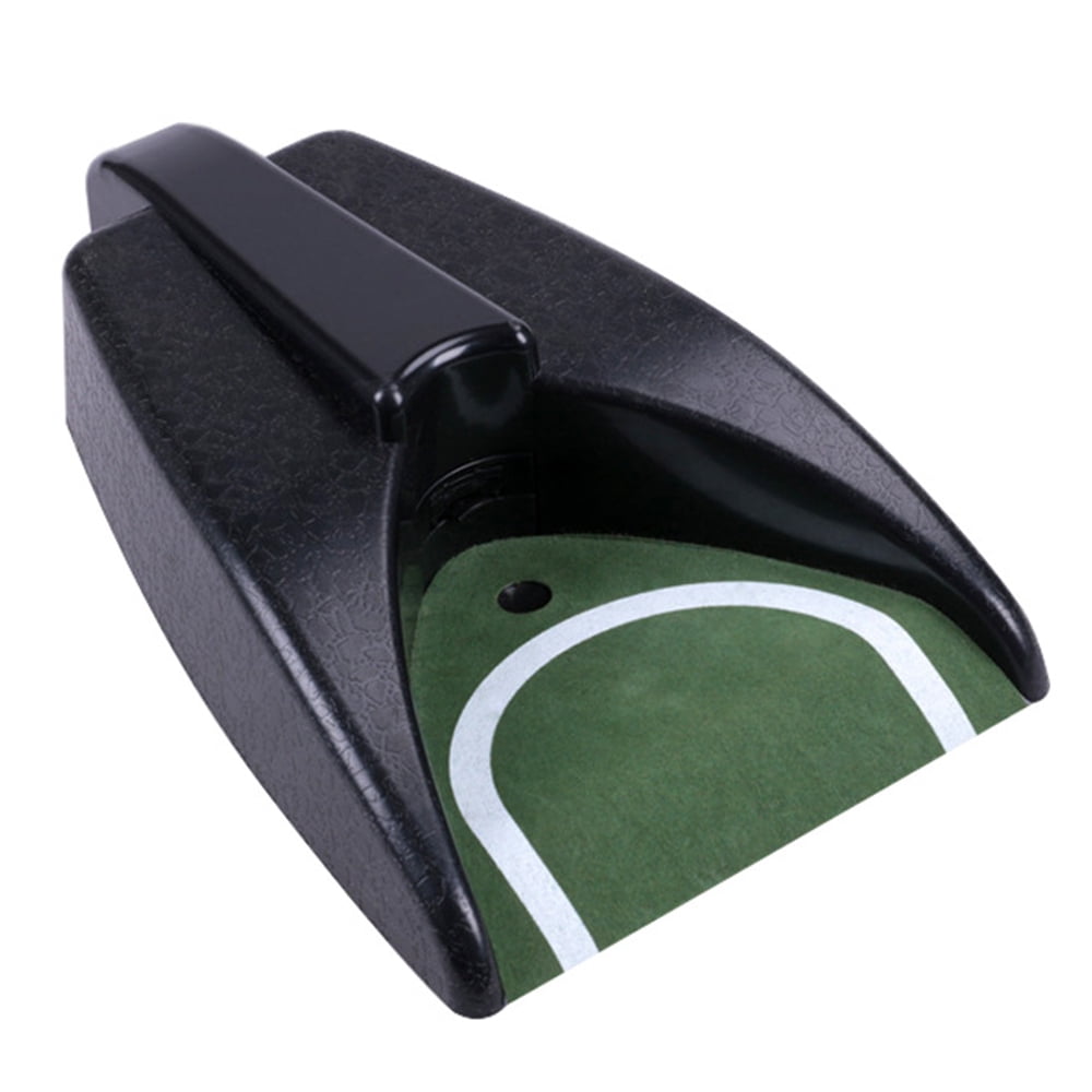 Golf Automatic Putting Cup Ball Return Device with Green Slope Mat