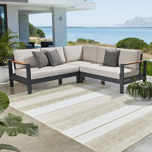 Member's Mark Everwash Willow Indoor/Outdoor Area Rug, 7'2" x 9'10"