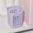 thumbnail image 4 of Clearance Under $0.84! 1PC Heart Cutout Desk Organizer, Multi-Compartment Pencil Cup Holder with Decorative Design, Plastic, for Stationery, Purple, One Size, 4 of 5