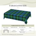 thumbnail image 6 of Rectangle Table Cloth, Scottish Clan Lyon Tartan Plaid Resistant Washable Tablecloth Decorative Table Cover for Dining, Indoor and Outdoor, 6 of 6