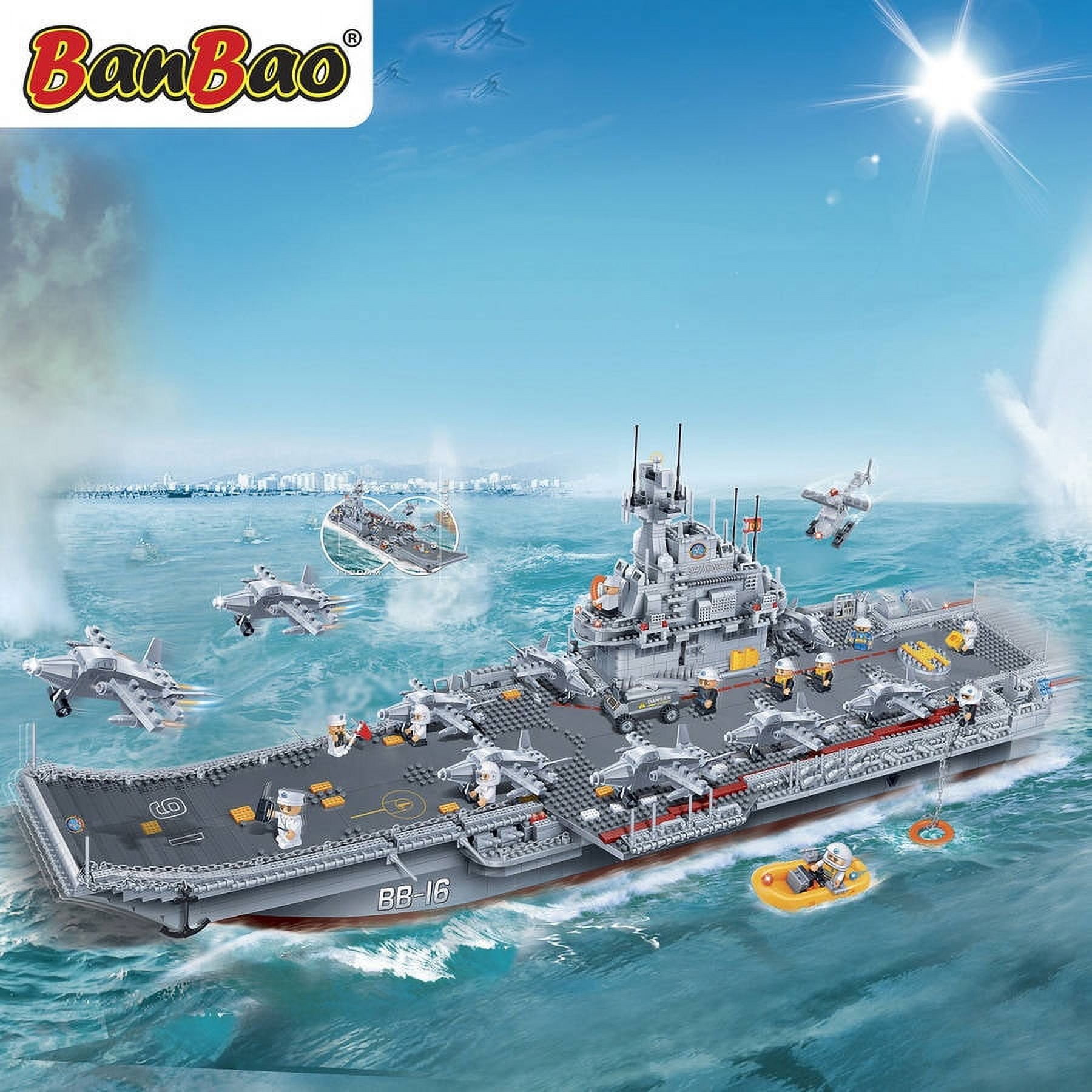 BanBao World Defense Marine Flag Ship 3,016-Piece Building Set