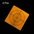 thumbnail image 3 of Uxcell 3pcs Survey Reflector Sheet 150x150mm Self-Adhesive Survey Target Mark Yellow, 3 of 6