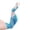 Sky Blue, variant on Fgnfyis Mesh Long Fingerless Party Punk Rock Dance Evening Womens Stretchy Club Gloves for Women Accessories Purple