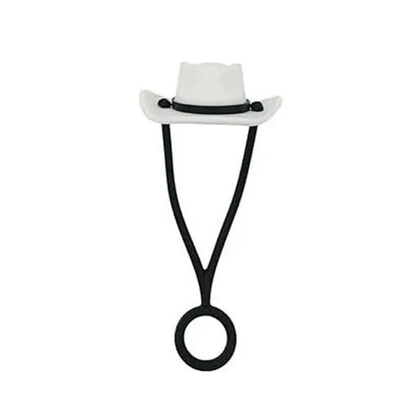 Tapones para pajitas, a prueba de bebidas, accesorios para vasos, tapón de sombrero de vaquero de 6-10 mm, herramientas para sellar pajitas.