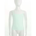 thumbnail image 3 of Haitryli Kids Girls Camisole Vest Spaghetti Straps Dance Tank Tops Workout Training Vest Undershirts Light Green 8-10, 3 of 7