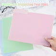 thumbnail image 7 of ENIYUU 18 pcs 6 Pastel Colors  1/3 Cut Tab Letter Size  8.5 x 11.6 Inches Colored File Folders Classic Manila Folders Plastic Folders  Office Supplies File Folders, 7 of 7