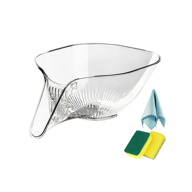Colador de Cocina Macarena Cesta de Drenaje Para Fregadero Color Blanco