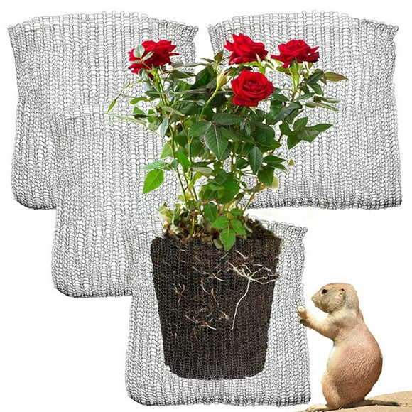 Neinkie Gopher and Vole Wire Speed Baskets, Plant Root Protector Gopher Baskets for Pests Repellent, Anti Gopher Baskets