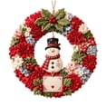 thumbnail image 5 of YUAODY 3D Fabric Poke Wreath DIY Kit, Christmas Wreath DIY Kit for Adults, 5 of 6