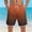 Orange(New), variant on PNTUTB Fashionable Shorts for Men Casual Shorts Gradient Elastic Waistband Drawstring Lining Quick-Dry Fabric Loose Comfortable Beach Shorts with Pockets