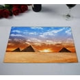 thumbnail image 2 of PKQWTM Egypt Pyramid Historic Buildings Panorama Kitchen Dining Table Mats Placemats Size 12x18 Inches, Set of 2 Pieces, 2 of 2