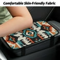 thumbnail image 3 of Yuyamidu Aztec Ethnic Gemoetric Car Armrest Cover Winter Car Armrest Pad Flannel Car Center Console Armrest Cushion Cover Warm Auto Accessories for Most Vehicles, 3 of 7