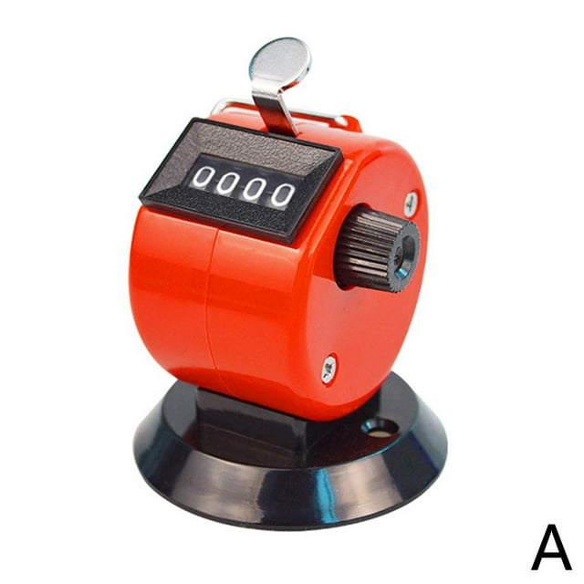 Compteur de Comptage Portatif à 4 Chiffres, Compteur de Clics Mécanique pour Clics Q2w0