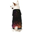 thumbnail image 1 of Fotbe Colorful Sparkling Sudadera con Estampado para Perros Pequeños – Suéter con Capucha para Mascotas, Tela Suave de Forro Polar con Bolsillo-Large, 1 of 7