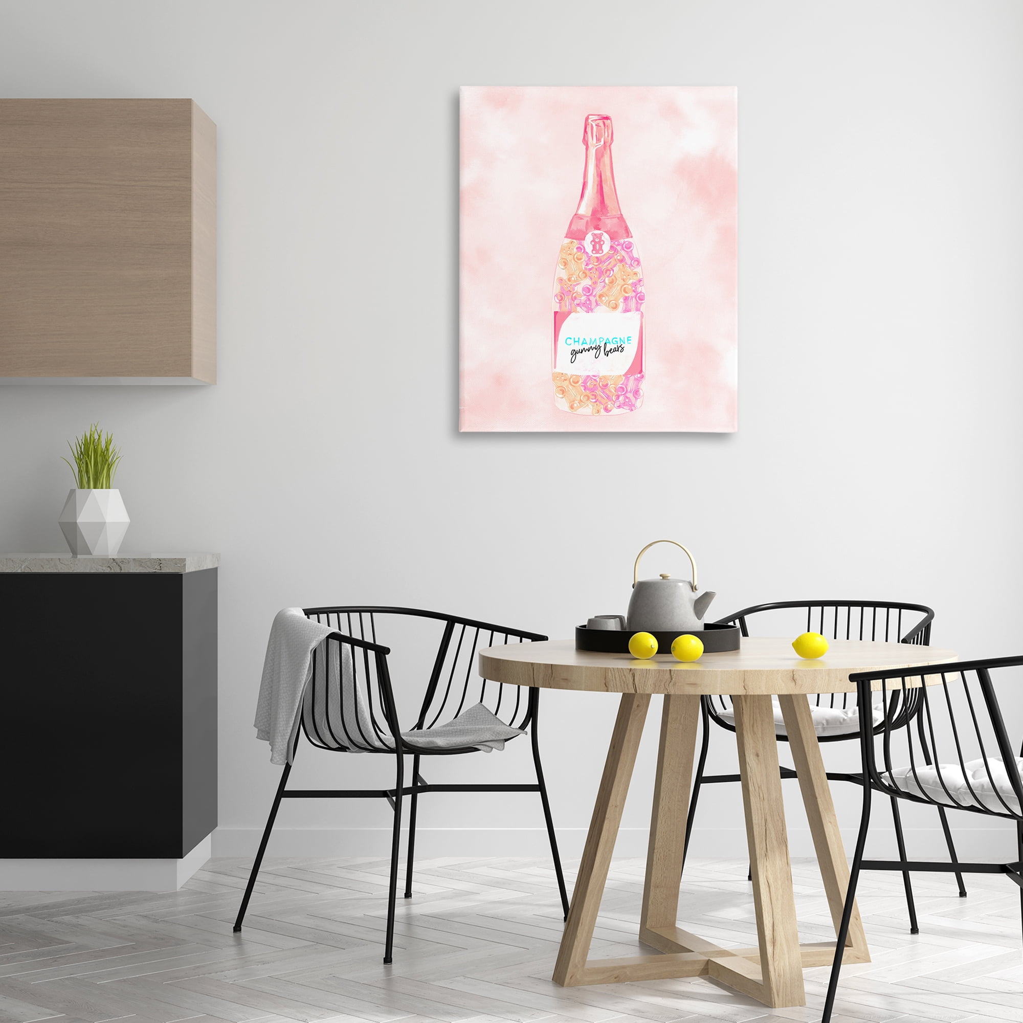 Stupell Industries Candy Filled Champagne Food & Beverage Painting Gallery Wrapped Canvas Art Print Wall Art, 30 x 40