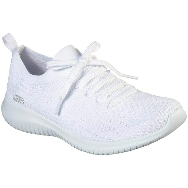 Skechers Women's Flex - Statements Sneaker, White/Silver, 6.5 US - Walmart.com