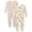 Peach Plush/Ivory, variant on Modern Moments by Gerber Christmas One-Piece Pajamas, 2-Pack, Sizes 12 Months - 5T