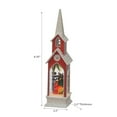 thumbnail image 2 of Led Red Church With Nativity Scene, 2 of 3