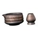 thumbnail image 4 of Batidor y cuenco para matcha, utensilios para la ceremonia del té con pico vertedor, cuenco de té hecho a mano Dorado, 4 of 9