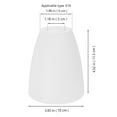 thumbnail image 2 of PENIKOKO 6Ud Floor Lamp Shades Replacement White Plastic Lightweight and Portable, 2 of 8