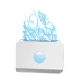 thumbnail image 2 of GROWTH TANK Air Humidifier 3 Speeds Essential Oil Aroma Diffuser for Car Travel Desktop Dorm White, 2 of 8