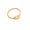 Gold, variant on 14K Gold Plated Pink Crystal Ring for Women Stainless Steel Stackable Wedding Engagement Band Delicate Gift for Her Gold Size 7