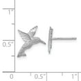 thumbnail image 2 of 14K White Gold Hummingbird Earrings, 2 of 2