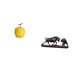 thumbnail image 5 of figura de arte,Escultura de fruta de porcelana decorativa para el hogar.,Estatua de fruta,decoración,adorno,fruta,figurita,oficina,Estatua de escritorio,Figura decorativa de pelea de toros y, 5 of 8