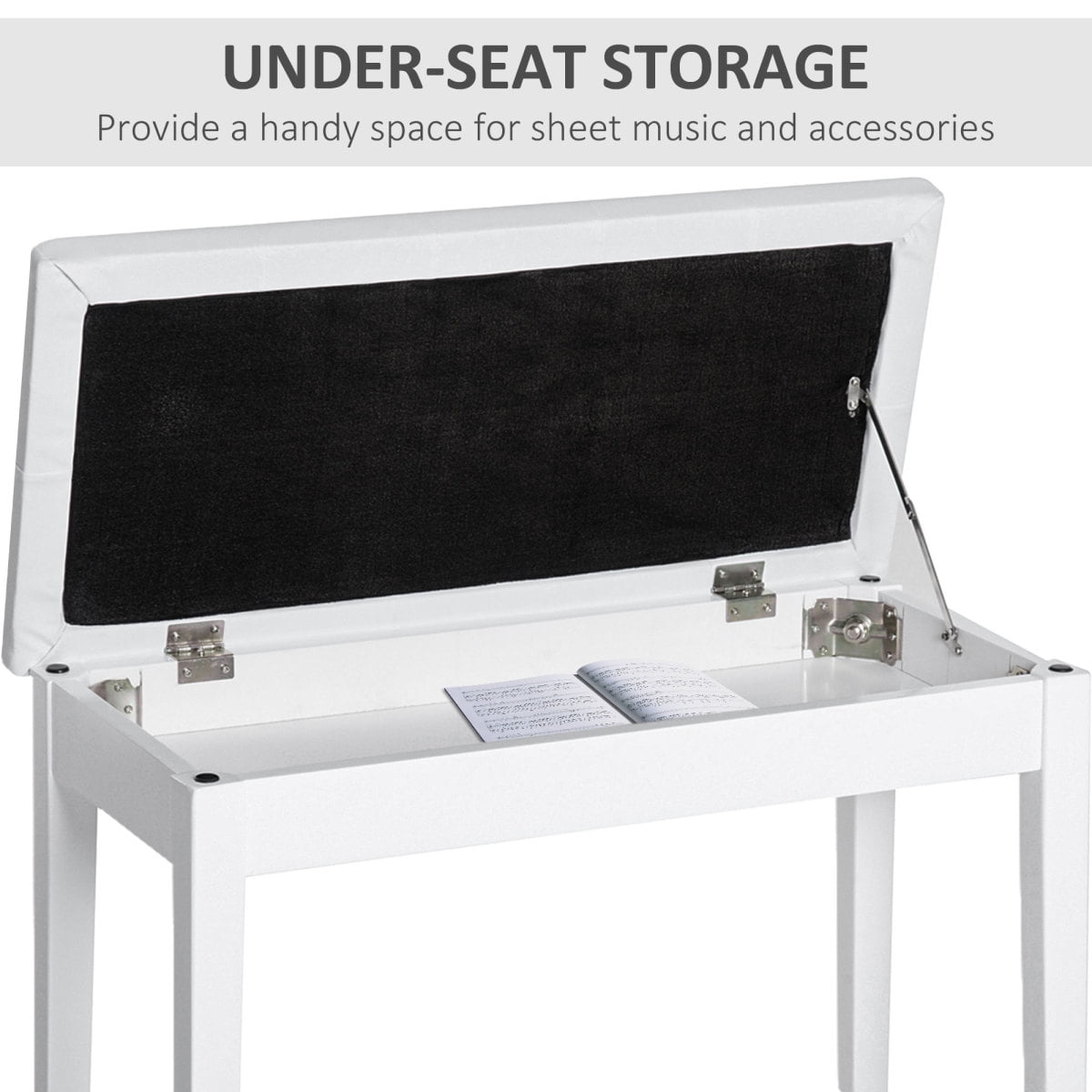 Miekor Furniture Piano Bench, Duet Piano Chair No9201