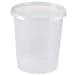 thumbnail image 3 of Nicole Home Collection Contenant Rond Transparent avec Couvercle-32 Oz 4 Pcs, 32 Oz, 3 of 3