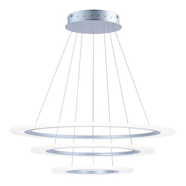 ET2 E22656-11MS Saturn II LED Plafonnier Pendentif en Argent Mat de 32 Po