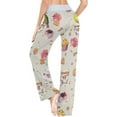 thumbnail image 5 of FREEAMG Women Pajama Pants Lounge Pants Long Stretch Comfy Sleepwear Continental Breakfast Dessert, 5 of 7