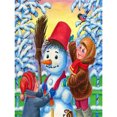 thumbnail image 1 of Pintura de diamante (DB2332) Cuadrado DIY Navidad Muñeco de nieve Imagen de diamantes de imitación 45x60cm Hugtrwg Para estrenar, 1 of 1