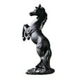 thumbnail image 5 of TISHITA Horse Statue Horse Sculpture Tabletop Ornament, Furnishing Animal Collectible Statue Horse Figurine for Bookshelf Living Room Black, 5 of 8