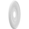 thumbnail image 2 of 16"OD x 3 1/2"ID x 1"P Berkshire Thermoformed PVC Ceiling Medallion (Fits Canopies up to 7"), 2 of 4