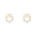 thumbnail image 3 of Francés Luz Moda Pendientes de aro pequeño Moda Exquisito Dulce Pendientes Pendientes, 3 of 8