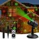 thumbnail image 1 of Luces de proyector láser de Navidad Decoraciones navideñas Luces láser 8 patrones Nieve Santa Claus Luces nocturnas enchufables para interior Fiesta de Navidad al aire libre con control remoto esquí esquí Gafas de esquí, 1 of 5