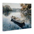 thumbnail image 2 of Stupell Industries Coastal Boat Ride Through Autumn Reflections Canvas Art, 30 x 24, by Franklyn Gregory, 2 of 8