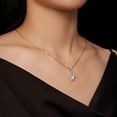 thumbnail image 3 of 3ct Waterdrop Moissanite Necklace Crafted On Genuine Sterling Silver, 3 of 5