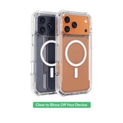 onn MagSafe Compatible Phone Case for iPhone 17 Pro Max - Clear