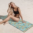 thumbnail image 6 of Easygdp Cute Dogs Corgi Beach Towel 27.5X55 Inches Quick Dry Pool Towel Travel Compact Bath Towel Sandproof Beach Blanket Towel for Swimming, 6 of 6