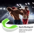 thumbnail image 2 of Escudo Goma Boxeo Protección Bucal A Sports Double Colo Con Estuche Almacenamiento para MMA Kickboxing Muay Thai Red, 2 of 9