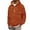 C760/Orange, variant on XIYON Hoodies for Men Leopard Print Half Zip Hoodie Casual Long Sleeve Hooded Sweatshirt Classic Fall Winter